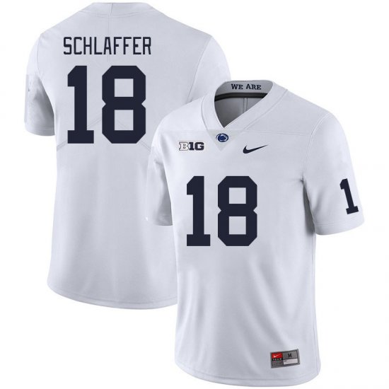 Sale - White Joey Schlaffer #18 PSU Nittany Lions Men Alumni College Football Jersey