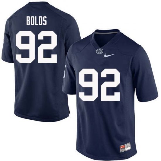 Sale - Navy Corey Bolds #92 PSU Nittany Lions Men Official College Football Jersey