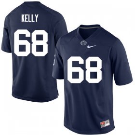 Sale - Navy Hunter Kelly #68 PSU Nittany Lions Men Classic NCAA Football Jersey