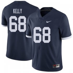 Sale - Navy Hunter Kelly #68 PSU Nittany Lions Men Official University Football Jersey