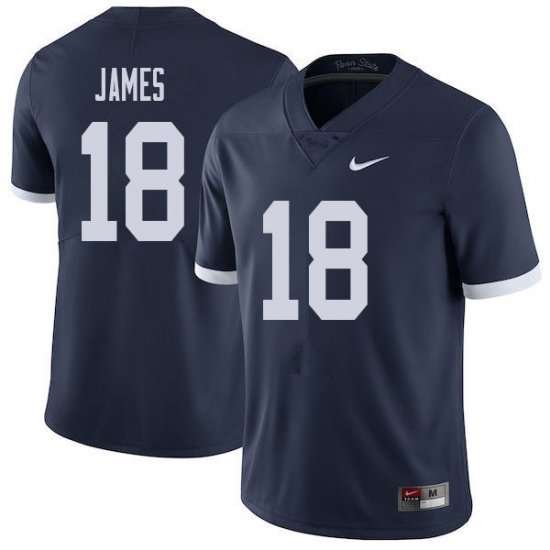 Sale - Navy Jesse James #18 PSU Nittany Lions Men Alumni University Football Jersey