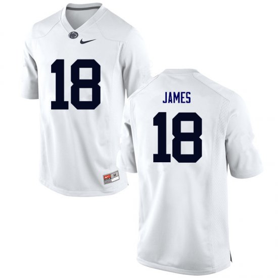 Sale - White Jesse James #18 PSU Nittany Lions Men Alumni College Football Jersey