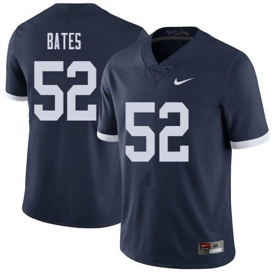 Sale - Navy Ryan Bates #52 PSU Nittany Lions Men Classic University Football Jersey