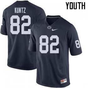 Sale - Navy Zack Kuntz #82 PSU Nittany Lions Youth Alumni High School Football Jersey