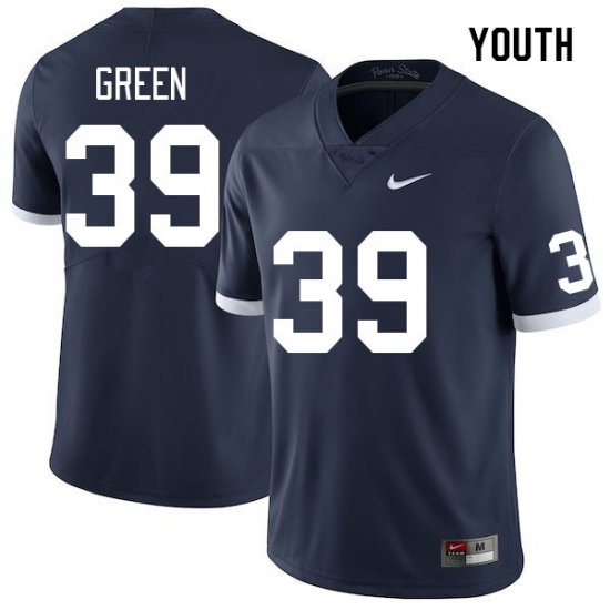 Sale - Retro Jashaun Green #39 PSU Nittany Lions Youth Official College Football Jersey