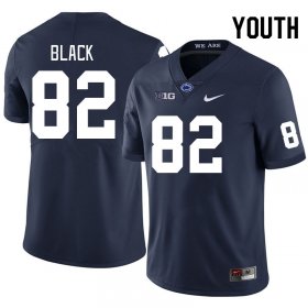 Sale - Navy Ethan Black #82 PSU Nittany Lions Youth Alumni College Football Jersey